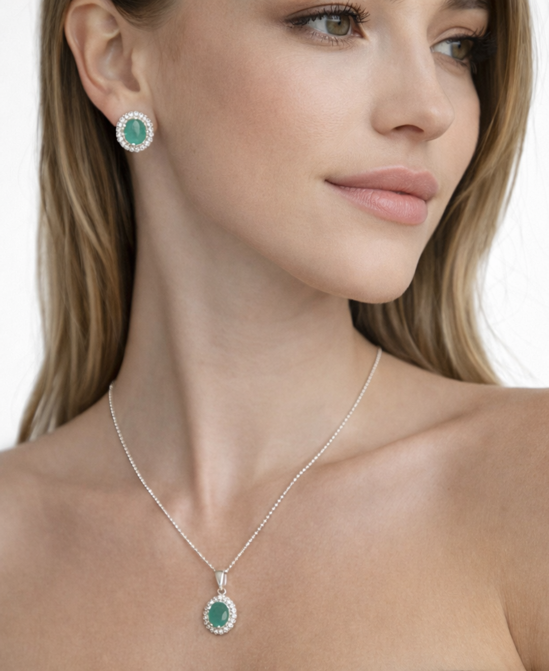 Joyeria con esmeralda