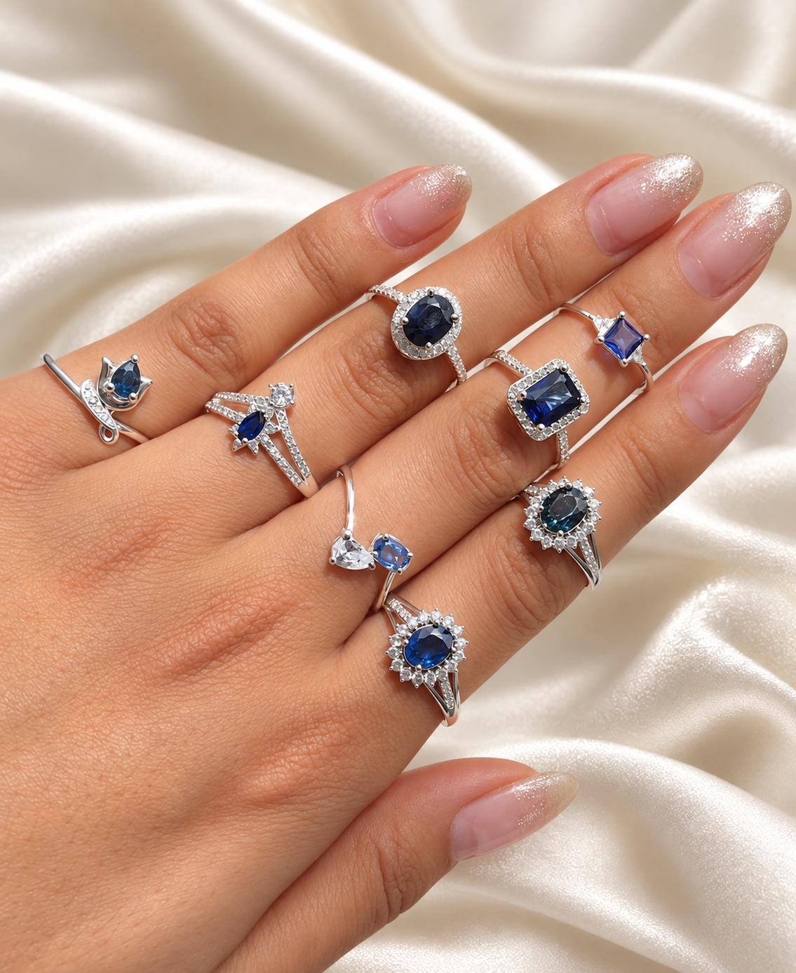 Anillos con Zafiros
