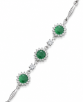 Pulsera sol esmeralda