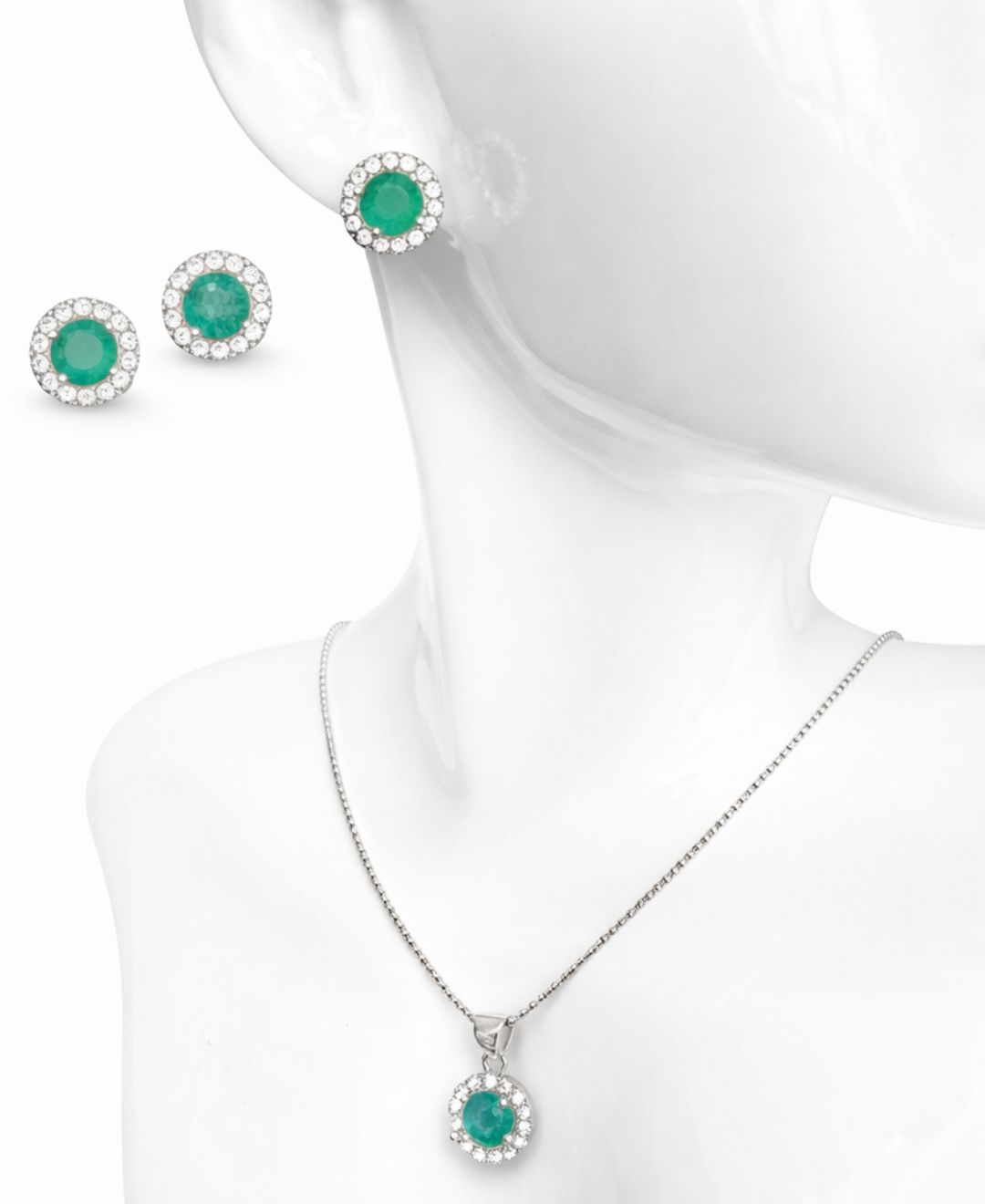 Set Elipse esmeralda