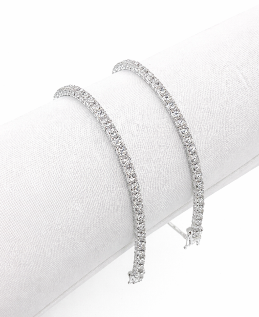 Pulsera tenis blanca