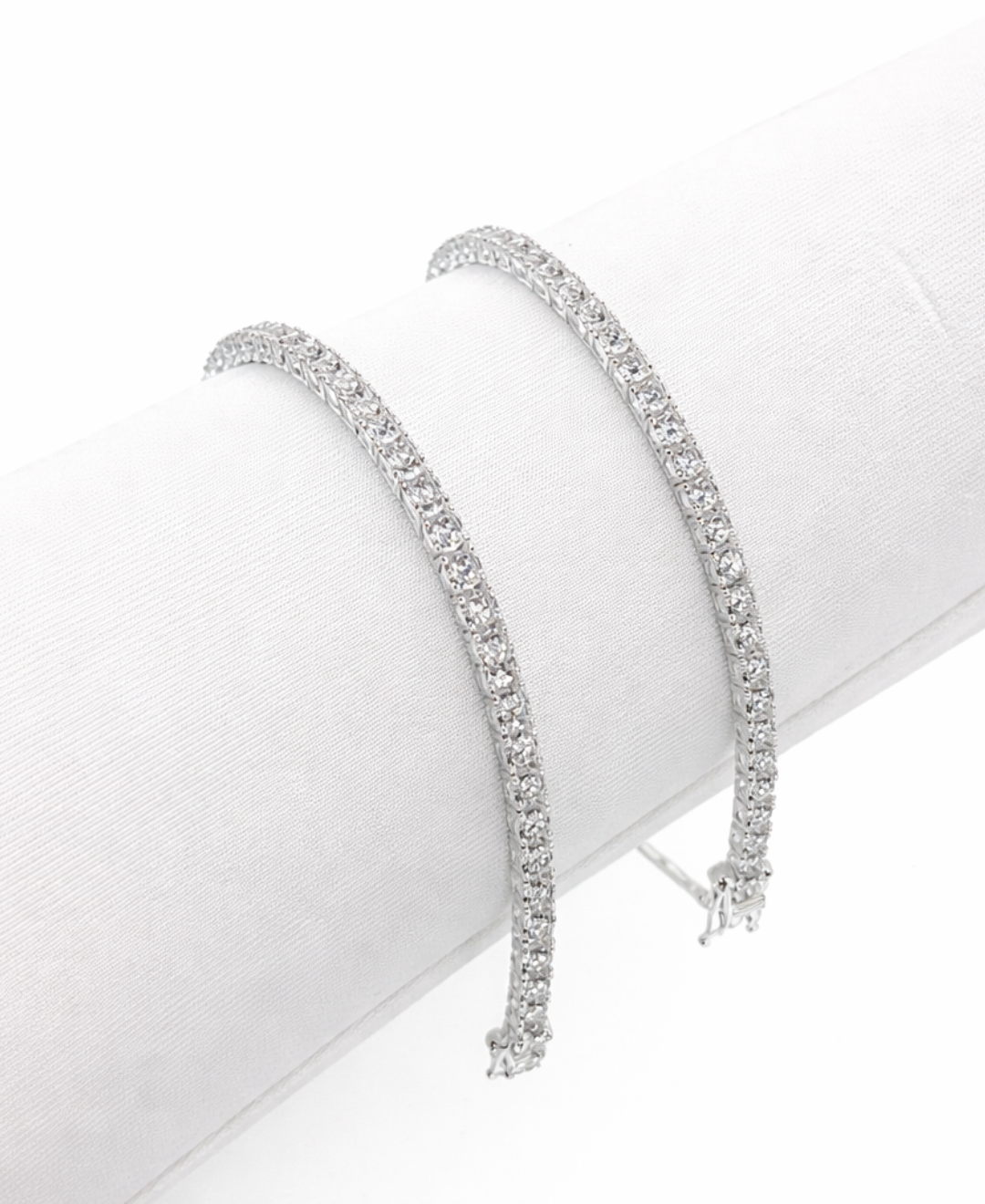 Pulsera tenis blanca