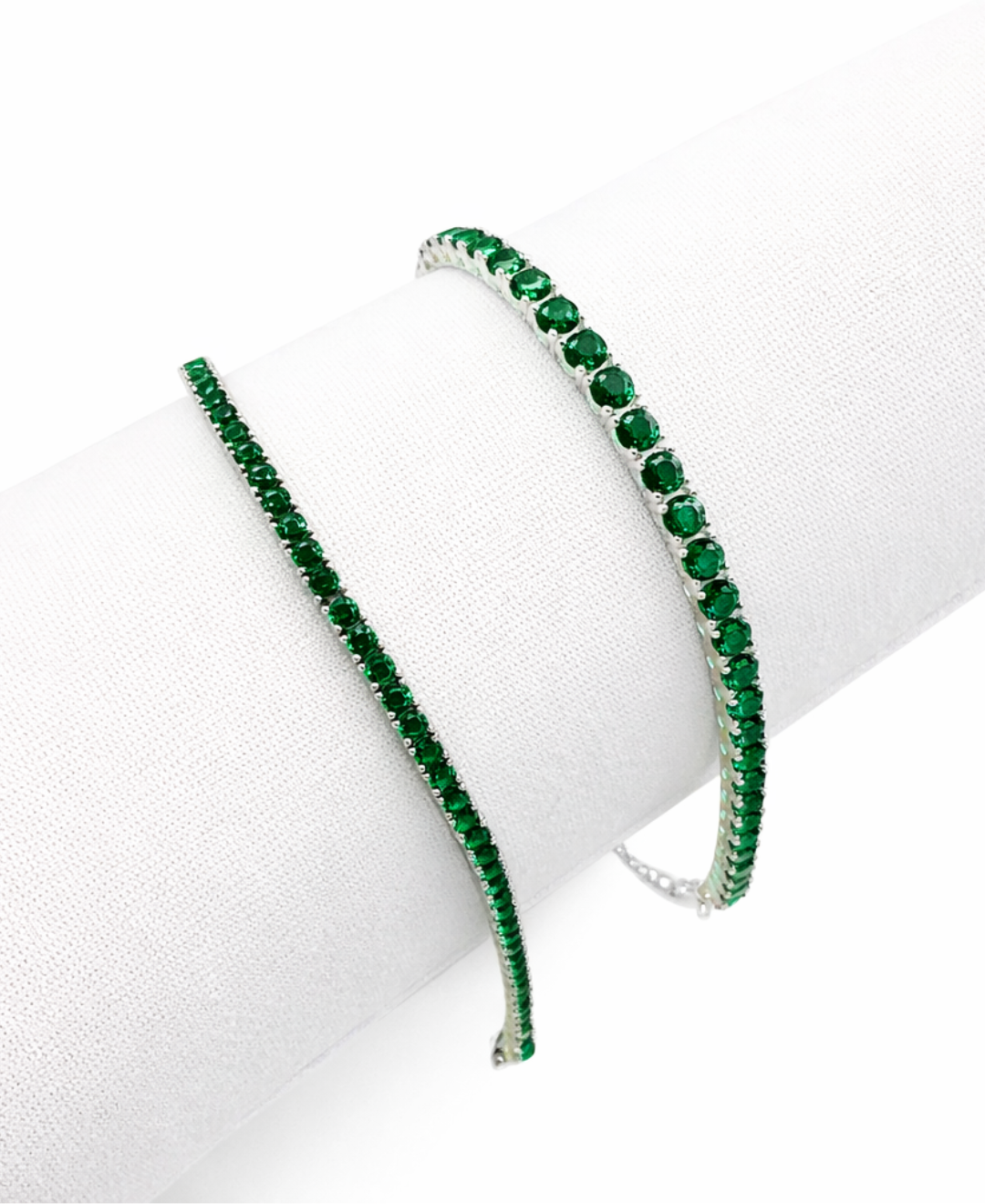Pulsera tenis verde