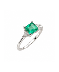 Anillo verde celeste