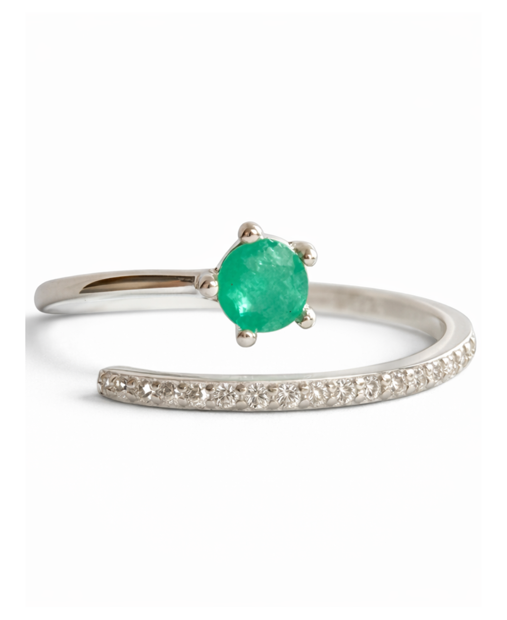 Ritual esmeralda anillo