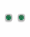 Aretes Luxury esmeralda