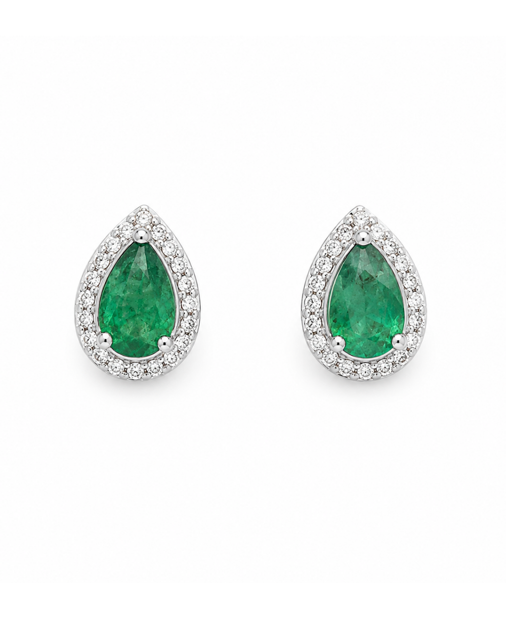Aretes Gota esmeralda