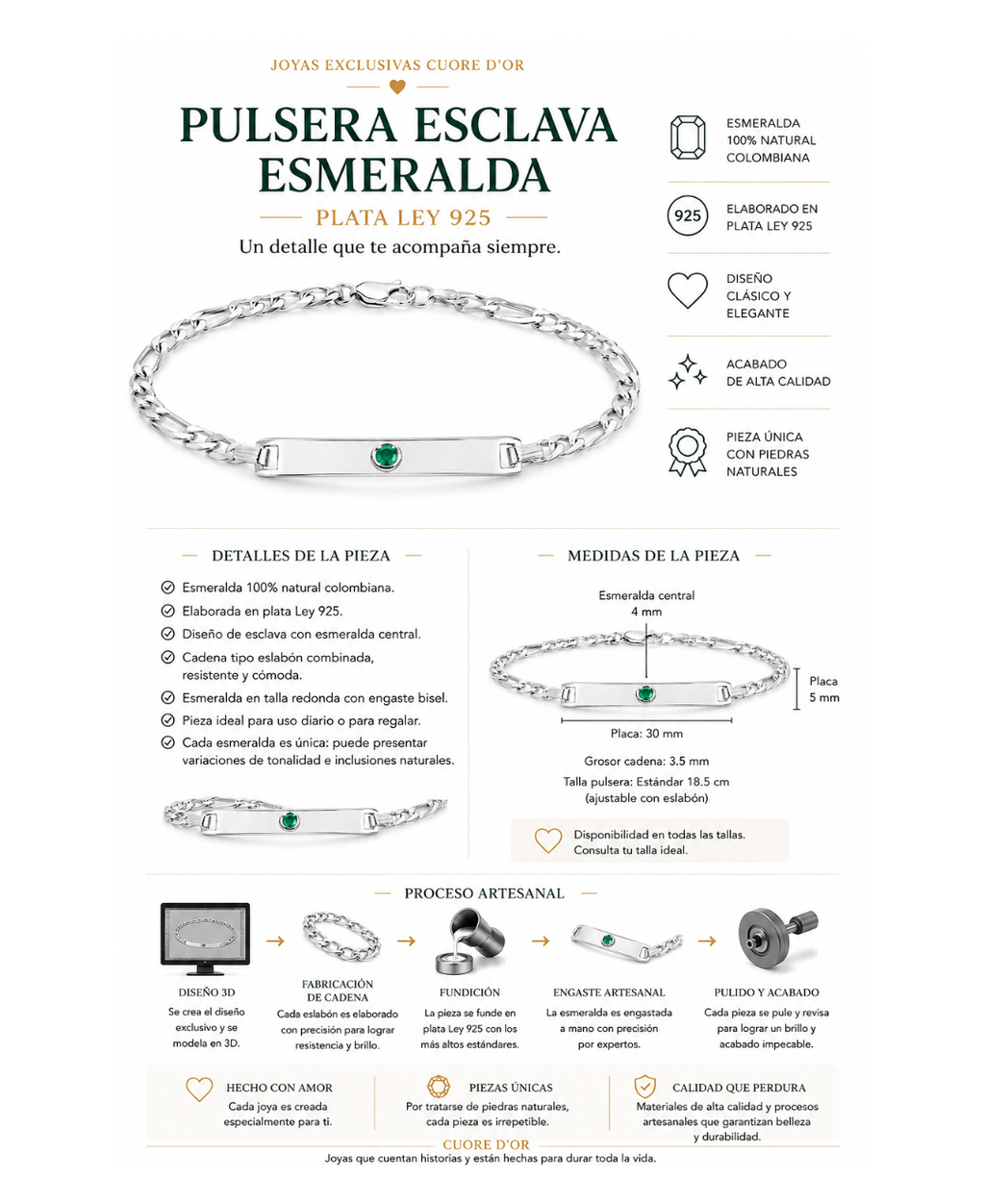 Esclava con esmeralda