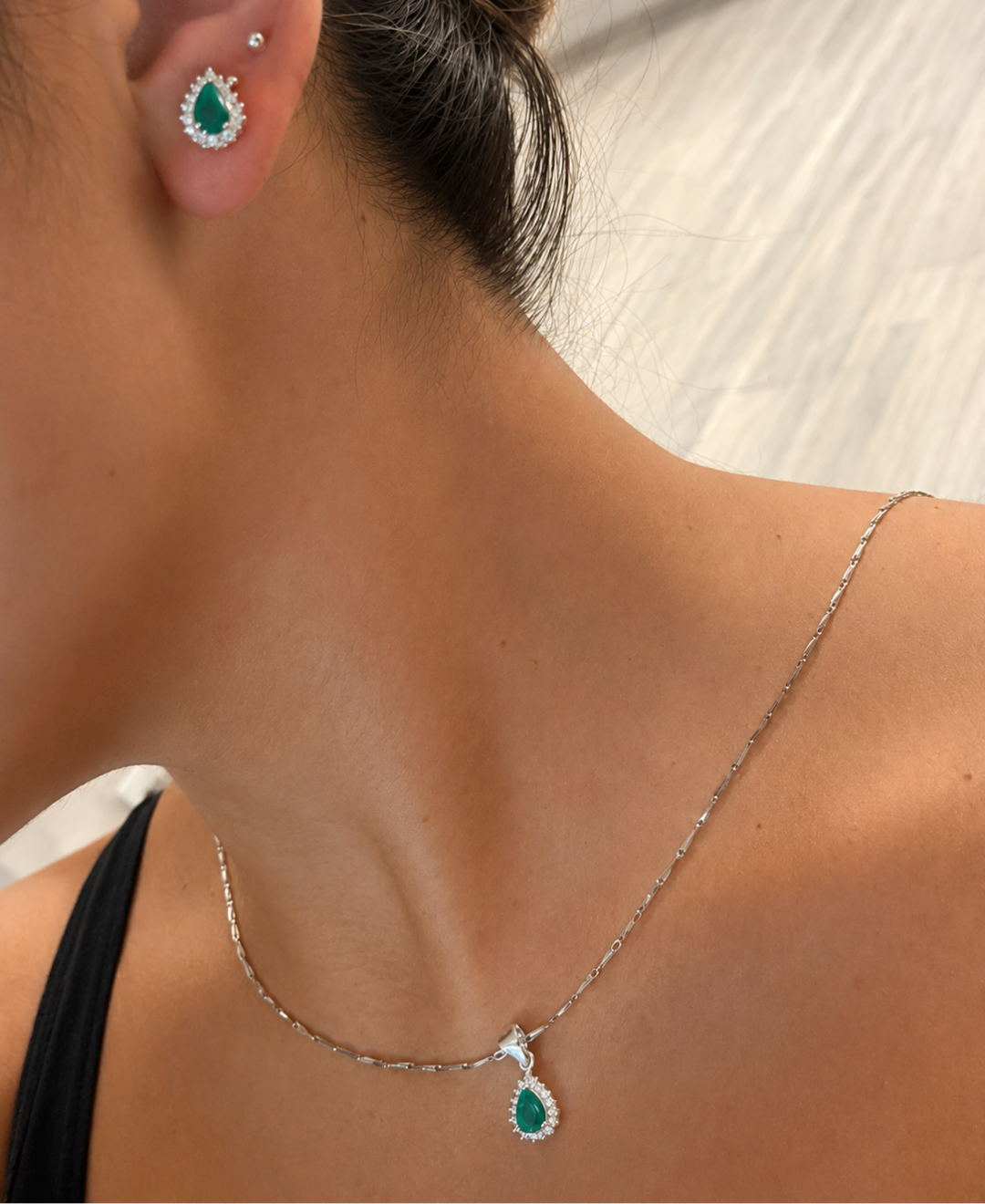 Set Gota esmeralda