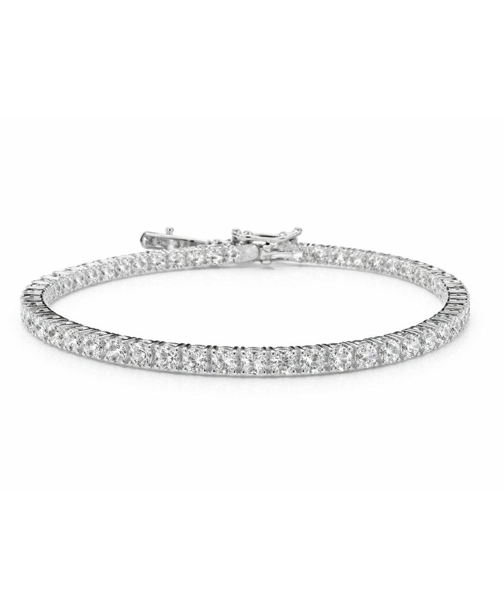 Pulsera tenis blanca