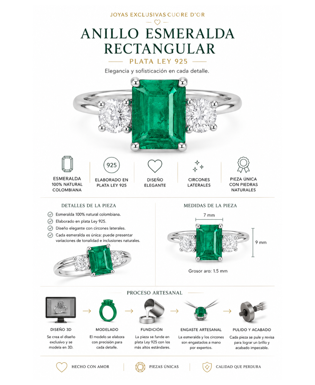 Corte emerald