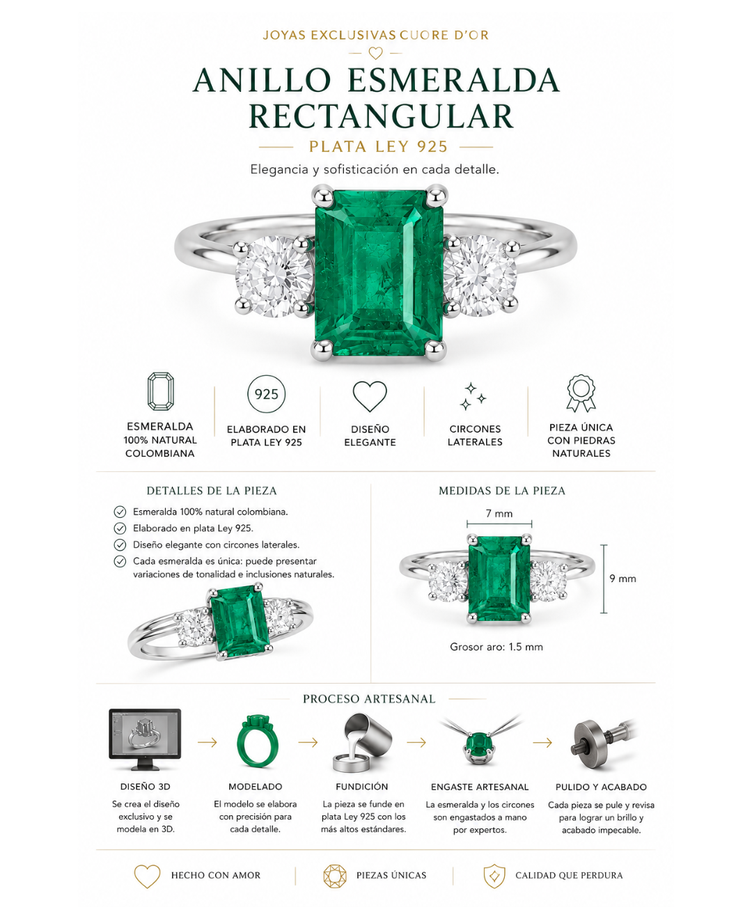 Corte emerald
