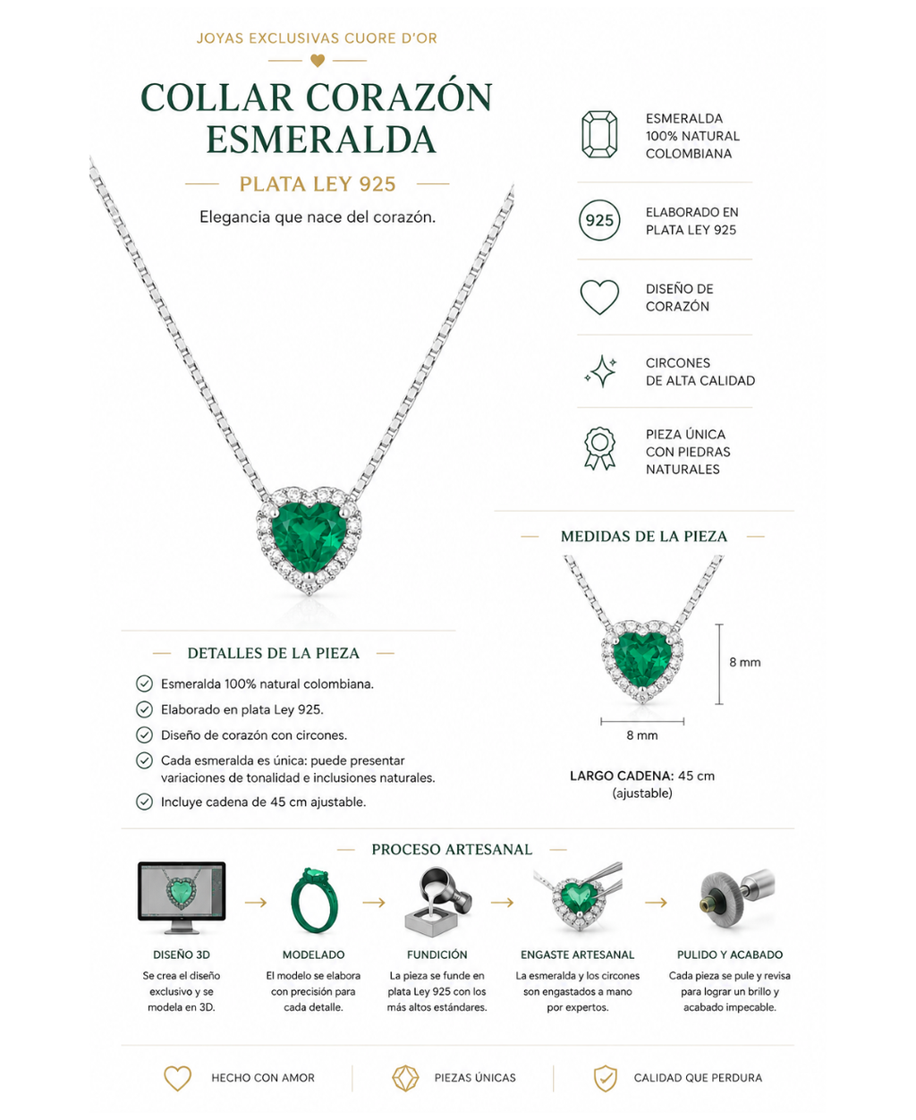 Collar amor infinito