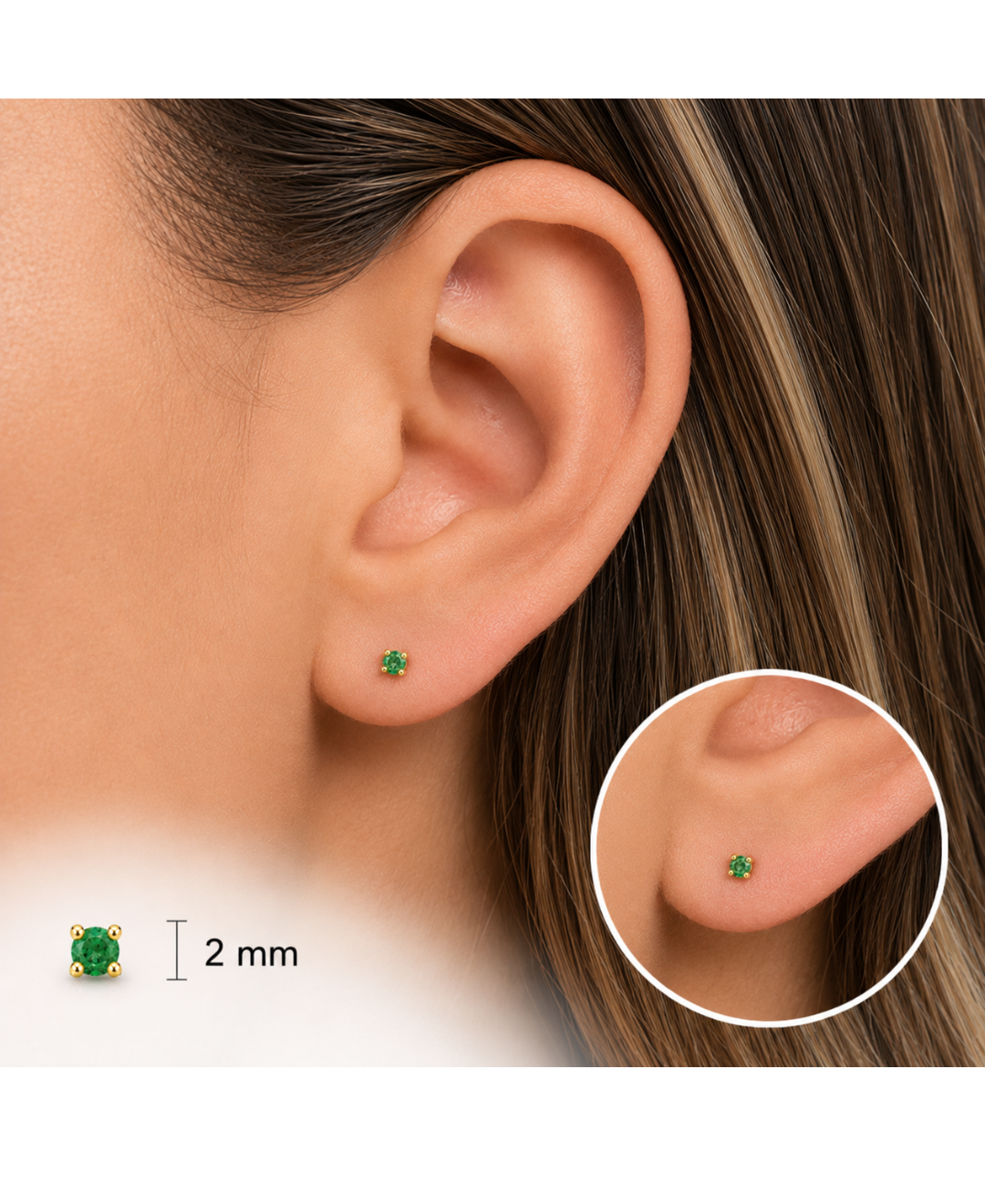 Topito en oro 18k mini