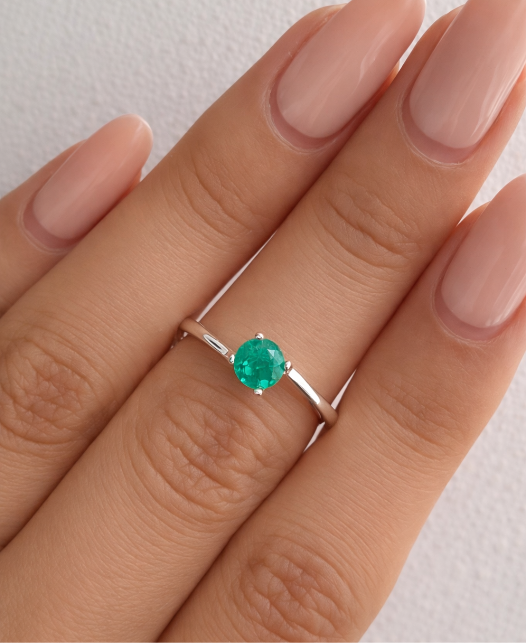 Sello de esmeralda anillo