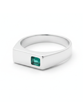 Sello esmeralda anillo