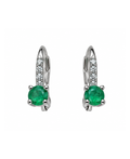 Aretes punto verde