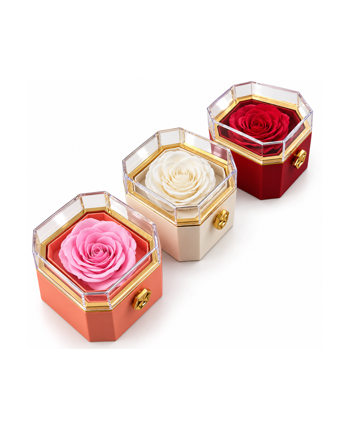 Estuche Rosa Real