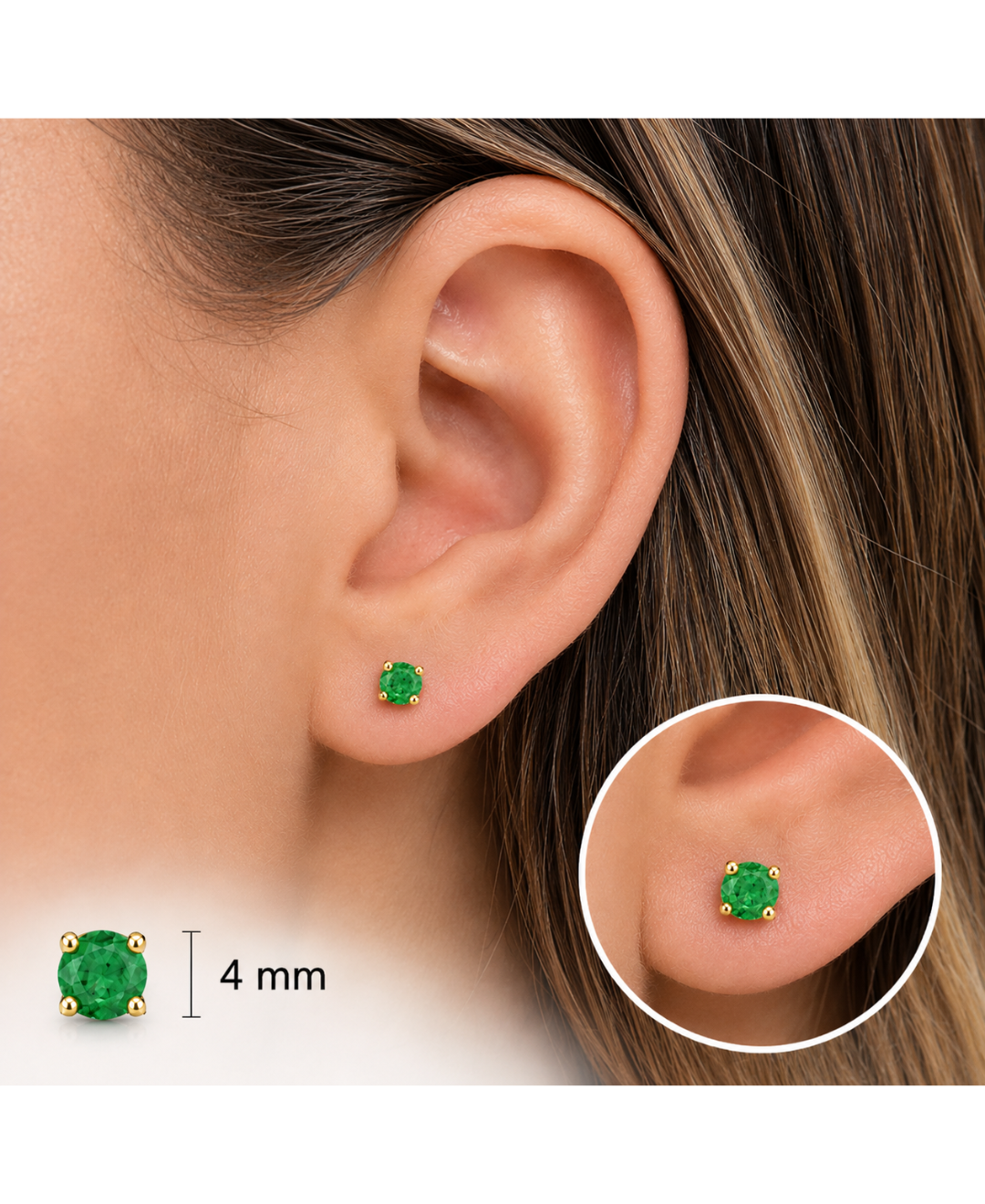 Topitos en oro 18k