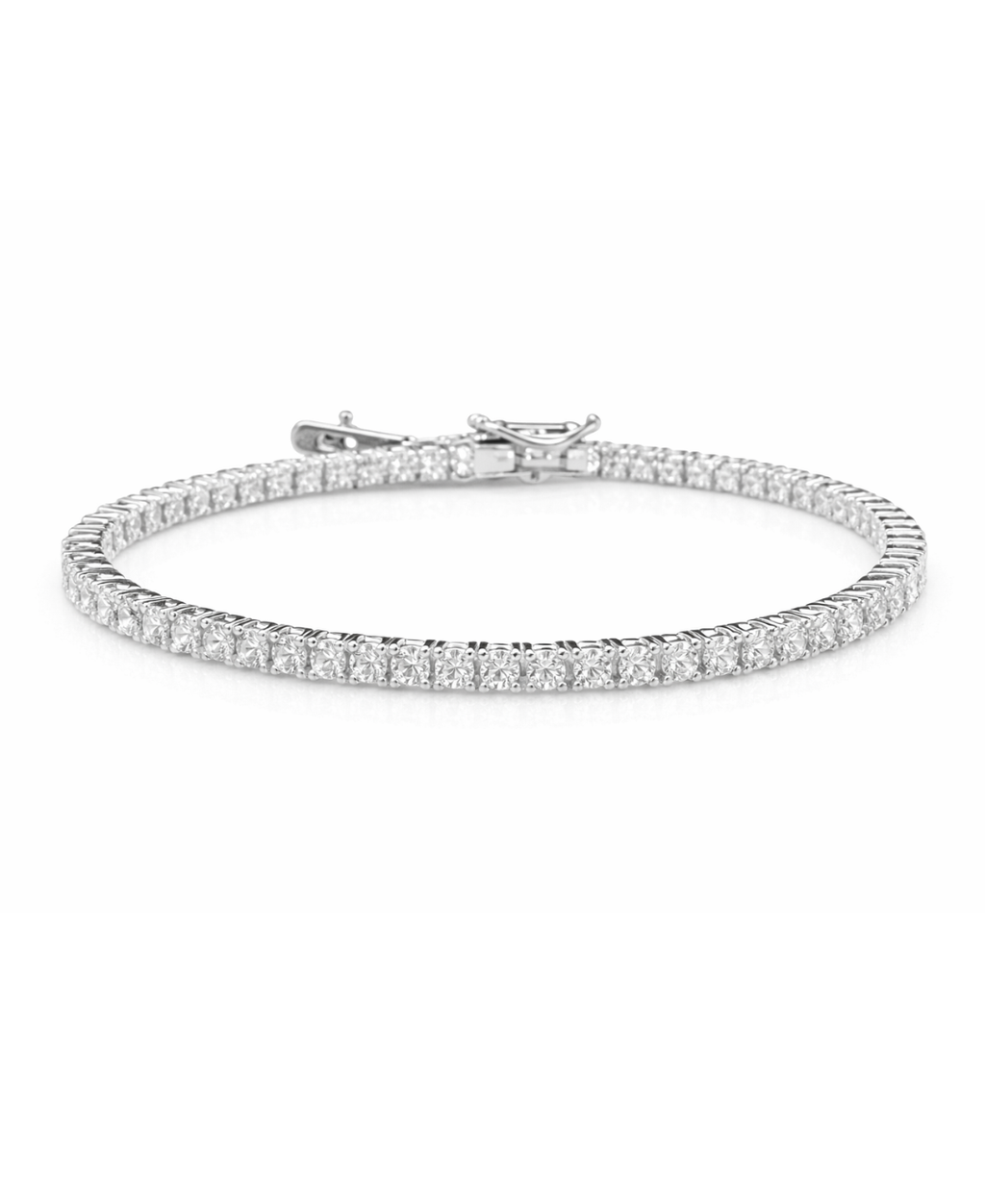 Pulsera tenis blanca
