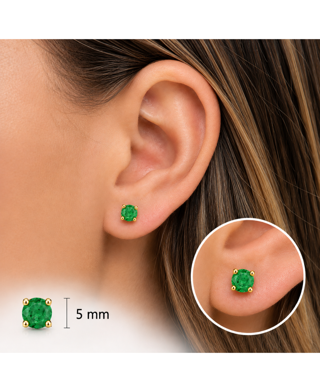 Topitos en oro 18k