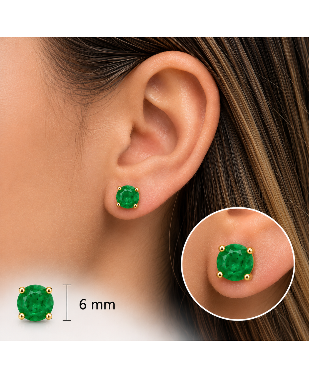 Topitos en oro 18k