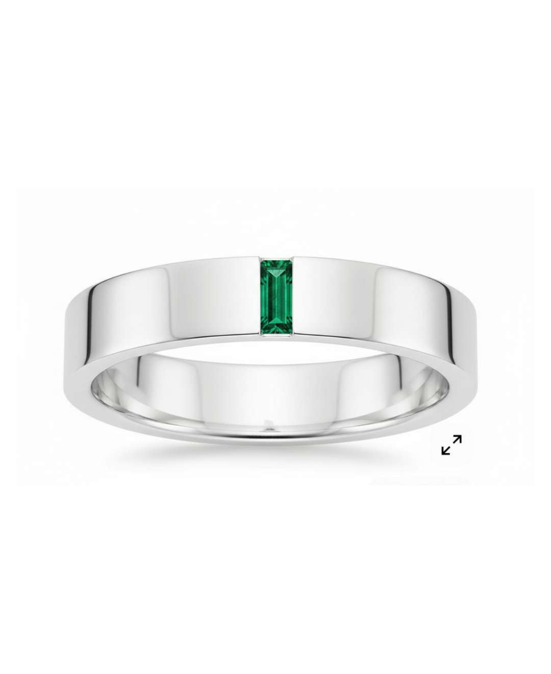 Aura esmeralda anillo