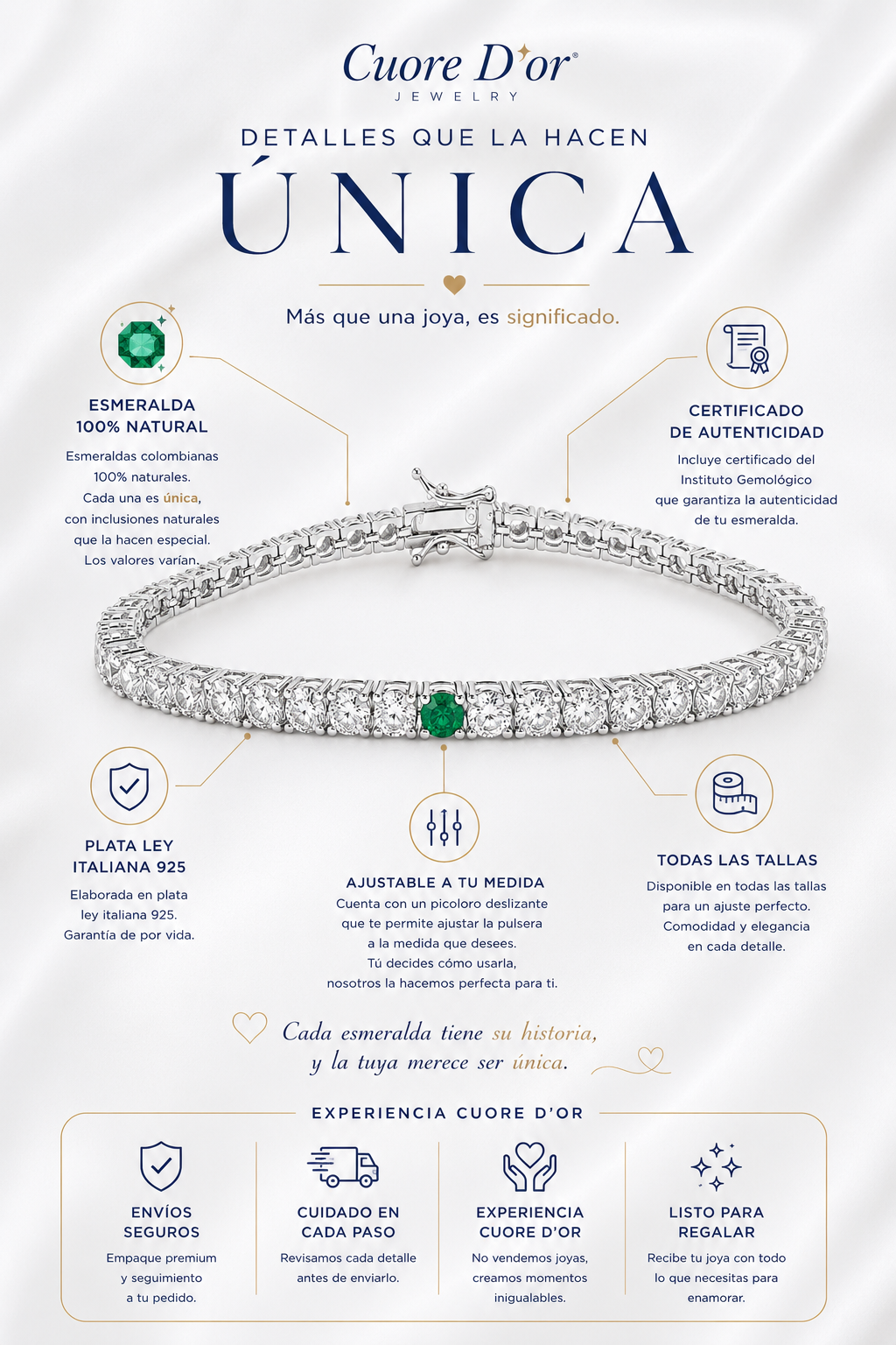 Pulsera Tenis evora