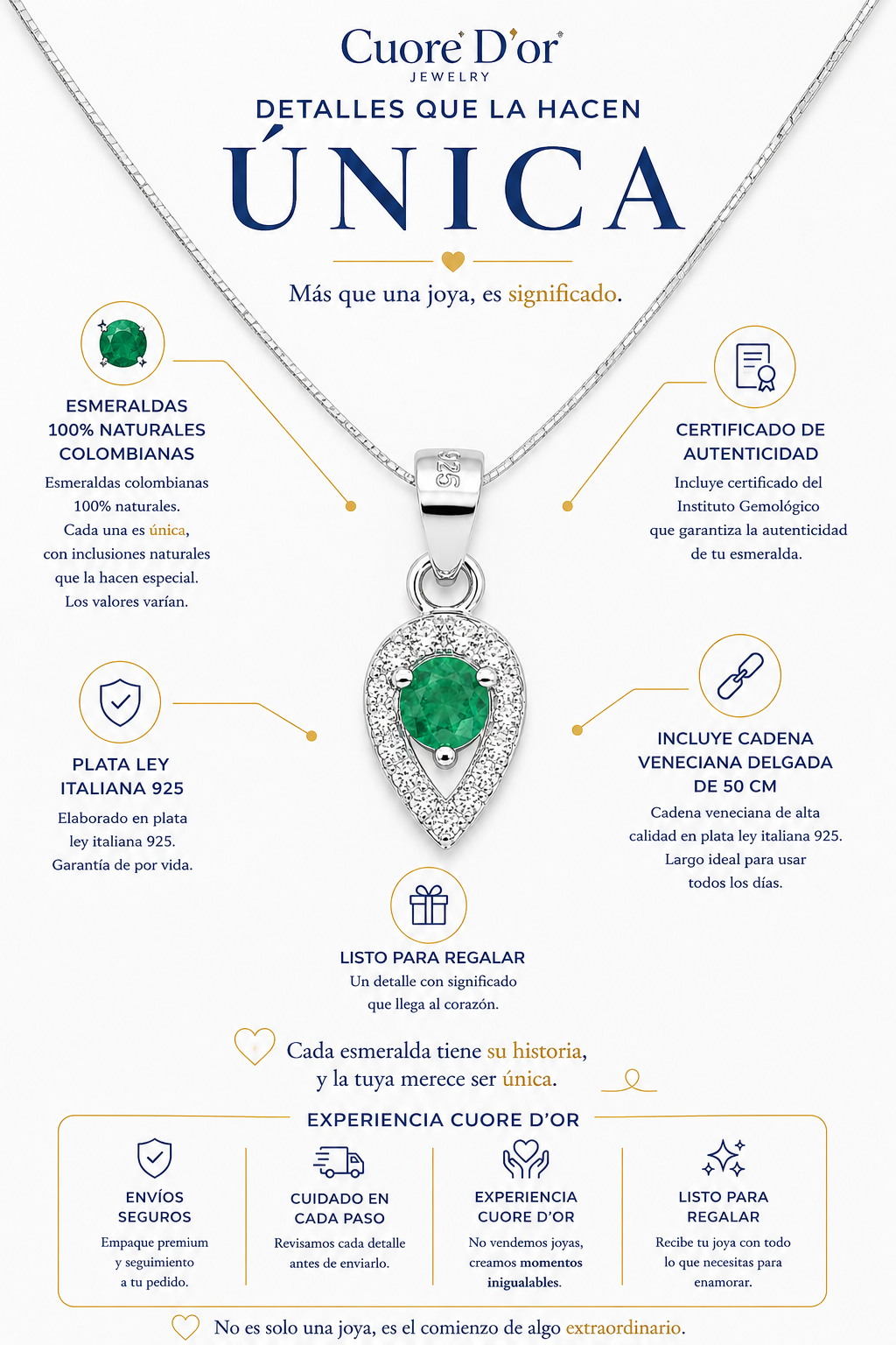 Dije Noble verde