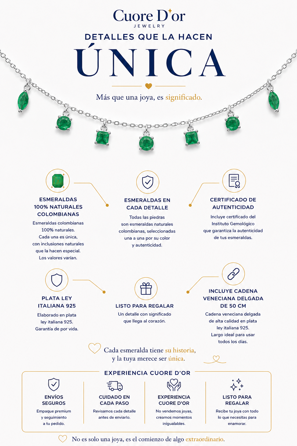 Collar Luxury Esmerald