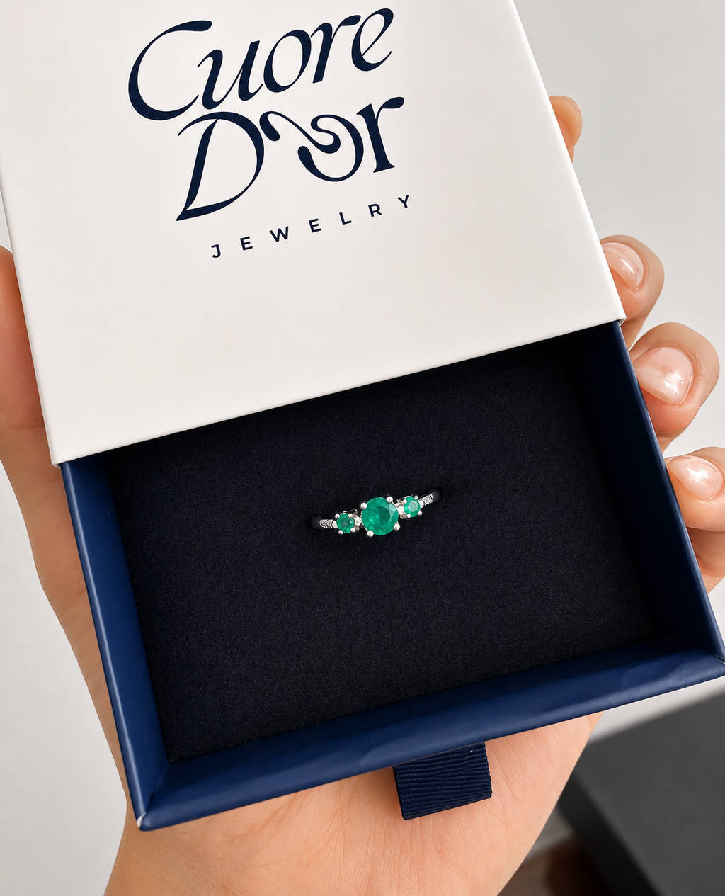 Verde Noble anillo